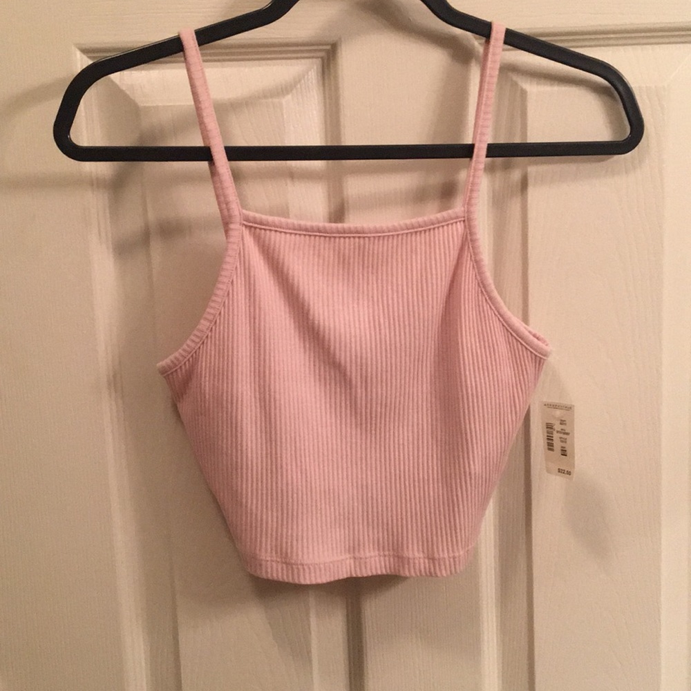 Baby pink crop top